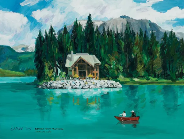 翡翠湖（落磯山脈）-Emerald Lake (Rocky mountain)