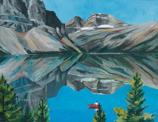 幻境（落磯山脈）-Illusion (Bow Lake Rocky mountain)